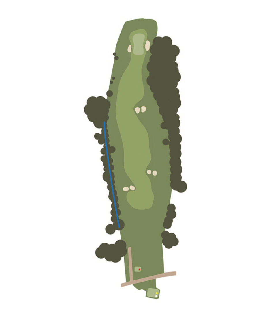 Hole 1 Map